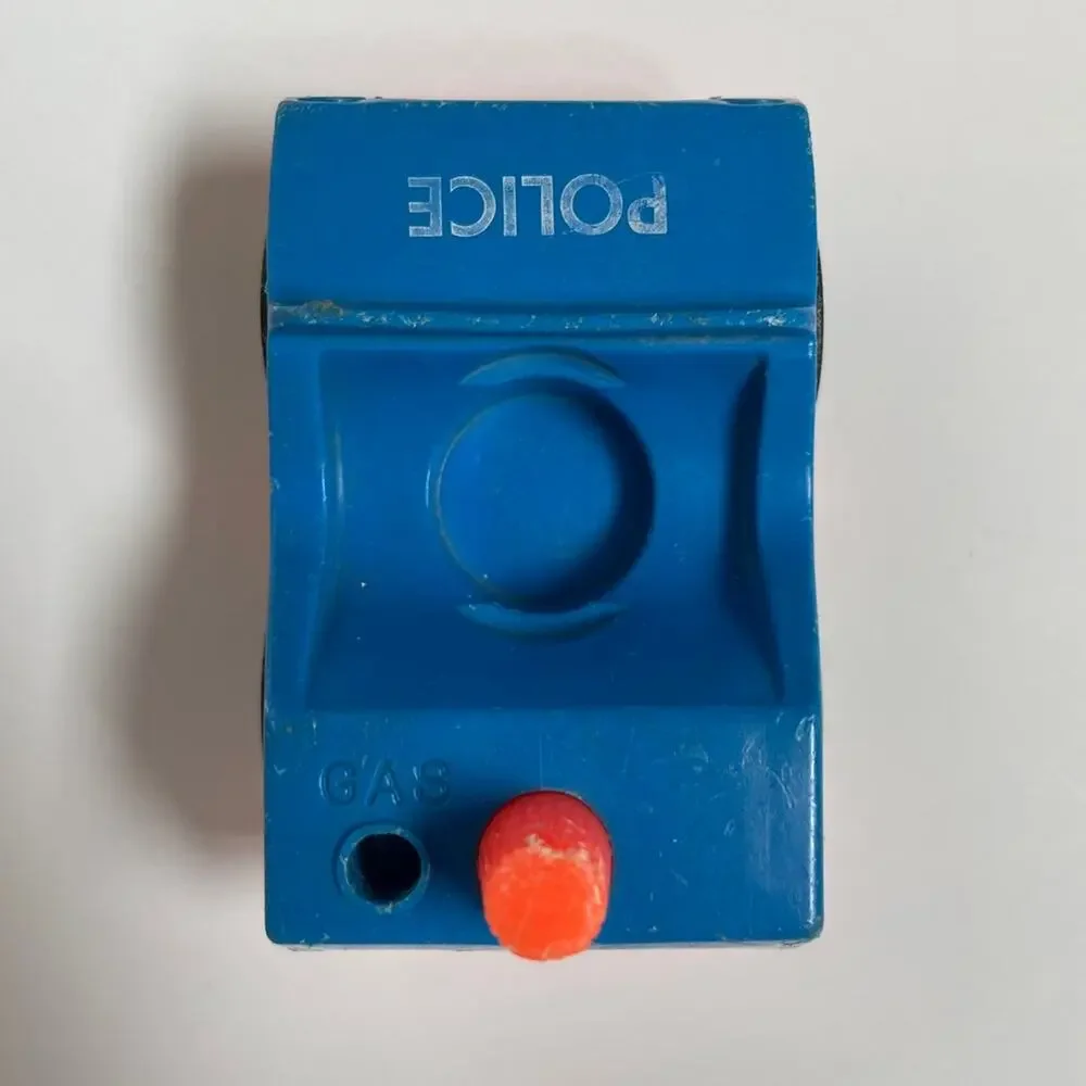 Vintage Fisher Price little people Blue Red Police car